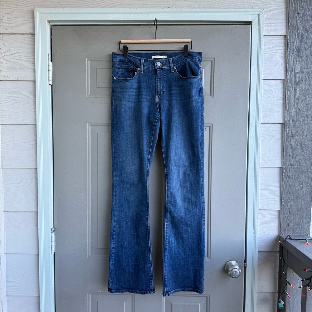 Levi's Dark Blue Flare Jeans